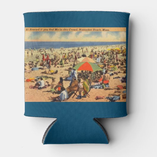  Hull, Mass, Nantasket Beach, Massachusetts Blikjeskoeler (Voorkant)