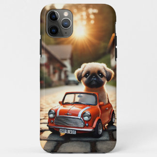 Hülle mit Mops und Mini Morris iPhone 11 Pro Max Hoesje