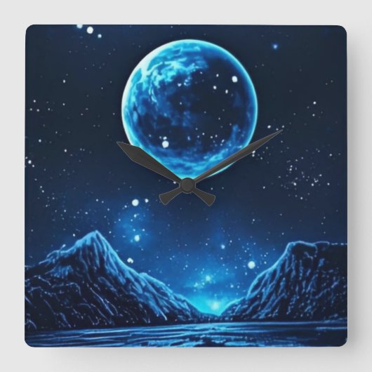 HüLLEN Vierkante Klok (Voorkant)