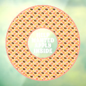 Hulp bij aankopen bij donut vereist in donut gat raamsticker (Vel 3)