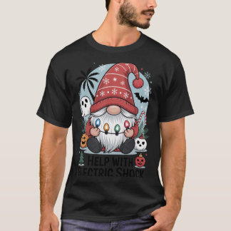 Hulp bij Elektrische Schok – Grappige Kerst  T-shirt