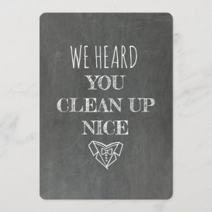 HULP BIJ HET HUWELIJK   Krijtbord Grappig Aanzoek Kaart