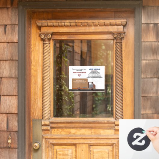 Hulp Gewenst Inhuren Team Vacatures Personaliseren Raamsticker (Huis Deur)