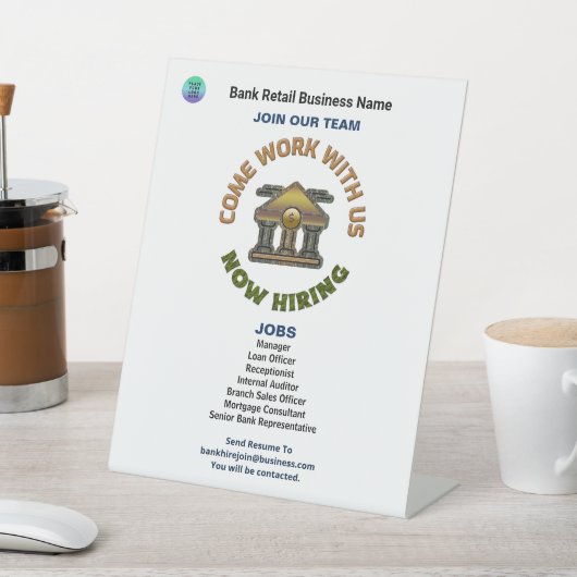 Hulp Gezocht Het huren van Bedrijf Logo Custom Reclamebord Met Voetstuk (Insitu)