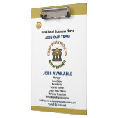 Hulp Gezocht nu het Huren van de Aangepaste Logo v Klembord (Links)