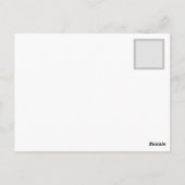 Hulp is onderweg! briefkaart (Achterkant)