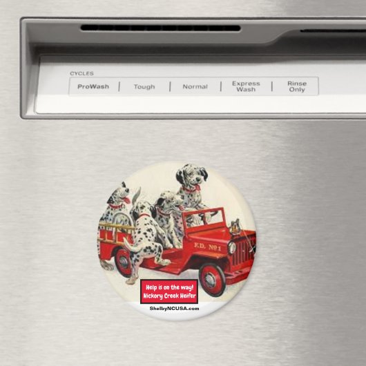 Hulp is onderweg! Hickory Creek Heifer Magneet (Insitu (Vaatwasser))