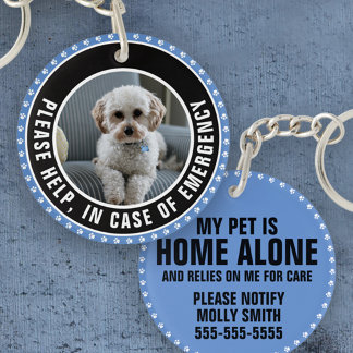 Hulp Nodig Veiligheids Alarm IJS Foto Aangepaste T Sleutelhanger