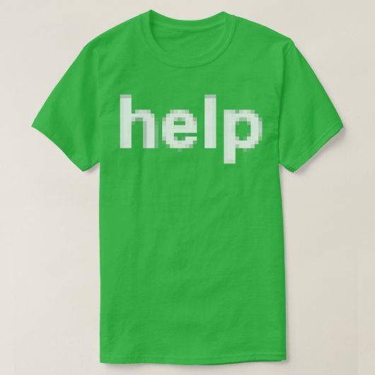hulp t-shirt (Design voorkant)
