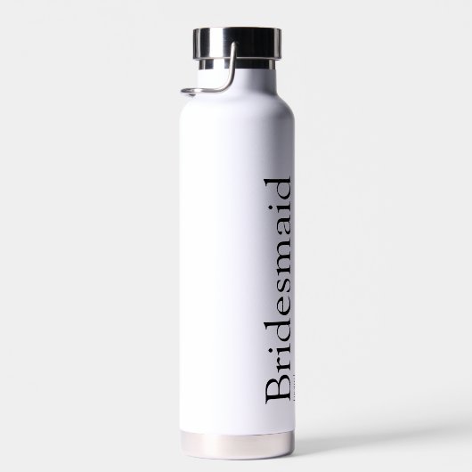 Hulp van de bruidsmeisje gepersonaliseerde definit waterfles (Rechts)
