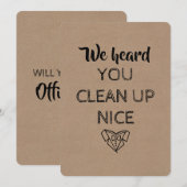 HULP VAN DE BRUILOFT | Originele en grappige huwel Kaart (Voorkant / Achterkant)