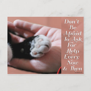 Hulp vragen briefkaart
