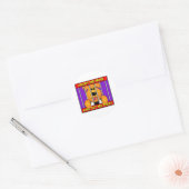 hulphond ronde sticker (Envelop)