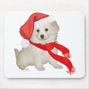 Hulpje van de Kerstman Puppy Poodle / Bichon Mix Muismat
