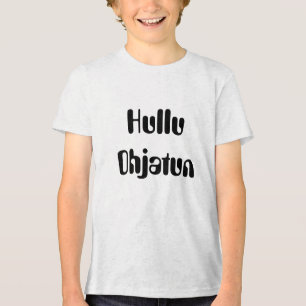 hulplijn ohjatun - gekke tovenaar in het Fins Tri-Blend Shirt