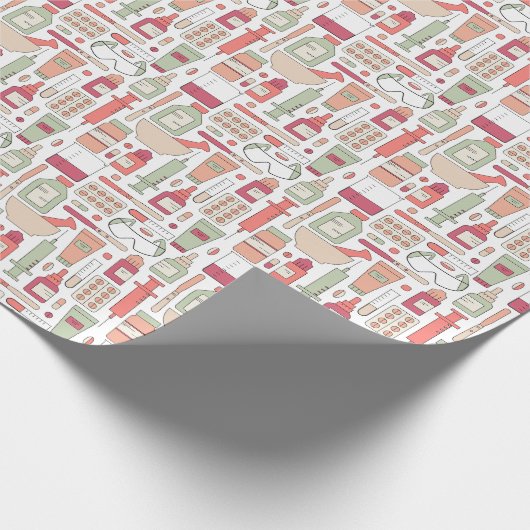 Hulpmiddelen voor apotheken cadeaupapier (Hoek)