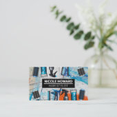 Hulpmiddelen voor haardrogers visitekaartje (Staand voorkant)