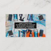 Hulpmiddelen voor haardrogers visitekaartje (Achterkant)