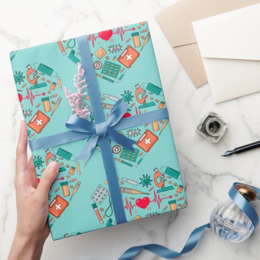 Hulpprogramma voor verpleegkundigen cadeaupapier (Geschenken)