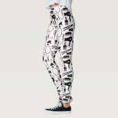 Hulpprogramma's voor Chic Retro Pink Black Hair Sa Leggings (Links)