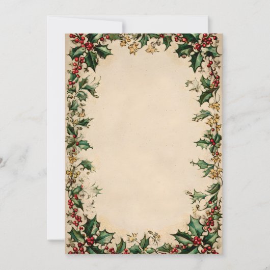 Hulstkrans Midden Frame Kaart (Voorkant)