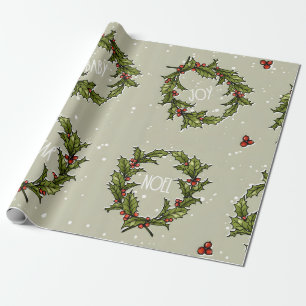 hulstkranspapier cadeaupapier