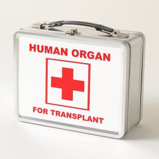Humaan orgaan voor transplantatie (Voorkant)