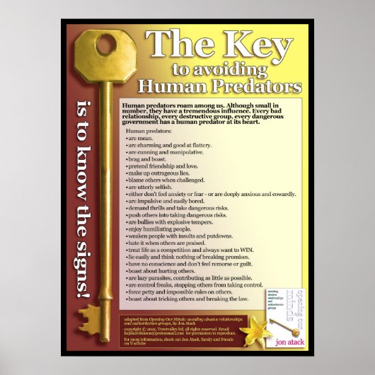 Humaan Predator poster (VS-grootte) (Voorkant)