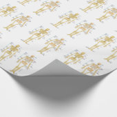 Humaan Skeleton met anatomiediagram Cadeaupapier (Hoek)