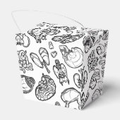 Human Anatomy Science Creepy Halloween Custom Bedankdoosjes (Achterkant)