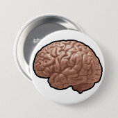 Human Brain Button (Voorkant /achterkant)