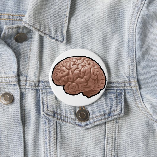 Human Brain Button (In situ)