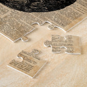 Human Brain  Illustratie Dictionary Art Legpuzzel (Zijkant)