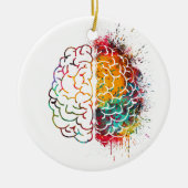 Human Brain Keramisch Ornament (Voorkant)