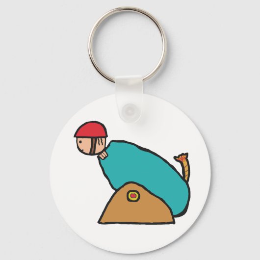 Human Cannonball Sleutelhanger (Voorkant)