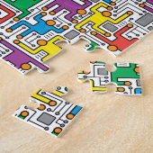 Human Circuit Board Legpuzzel (Zijkant)