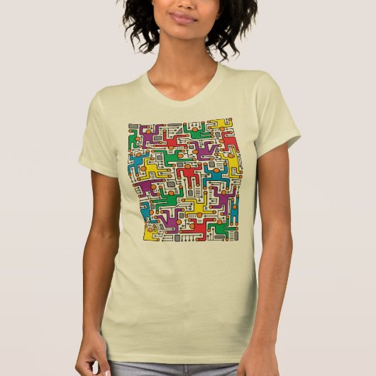 Human Circuit Board T-shirt (Voorkant)