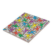 Human Circuit Board Tegeltje (Zijkant)