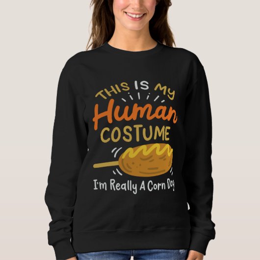 Human Costume Corn Dog Trui (Voorkant)