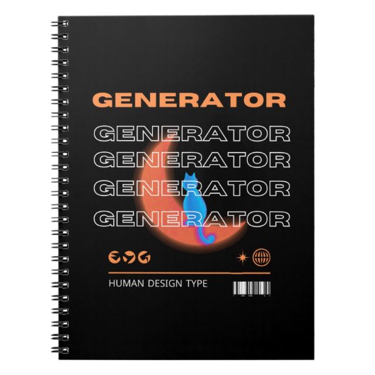 human design generator type notitieboek (Voorkant)
