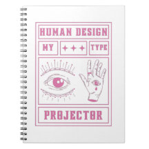 human design projector type pink