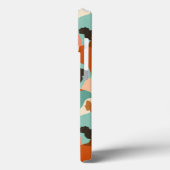 Human Diversity Retro Faces Pattern Case-Mate iPhone Case (Achterkant / Links)