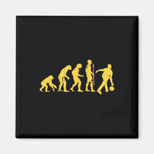 Human Evolution Bowling Grappige Bowler Mannen Vro Magneet