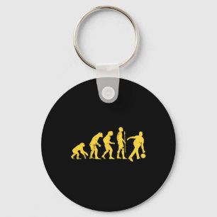 Human Evolution Bowling Grappige Bowler Mannen Vro Sleutelhanger