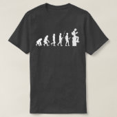 Human Evolution Reading Bookworm Books Lover Libre T-shirt (Design voorkant)