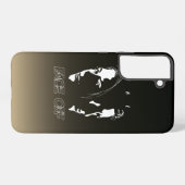 Human Face-off Silhouette Art | Samsung Galaxy Hoesje (Achterkant horizontaal)