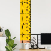 Human Growth Chart-liniaal | Afdrukbare groei Poster (Thuiskantoor)