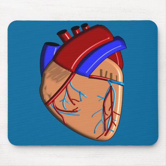 Human Heart iPhone en Electronics Hoesjes Muismat (Voorkant)