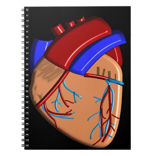 Human Heart iPhone en Electronics Hoesjes Notitieboek (Voorkant)