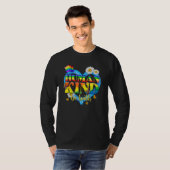Human Kind Be Both LGBTQ Ally Pride Rainbow Kindne T-shirt (Voorkant volledig)